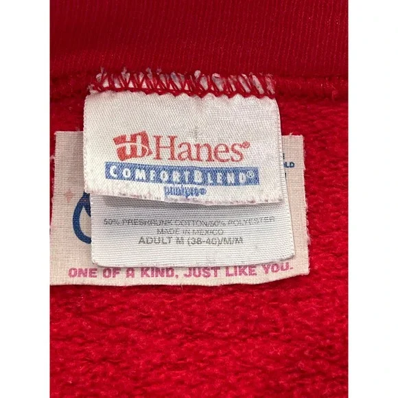 Hanes Georgia Bulldogs Cropped Sweatshirt with hair Scrunchie - Picture 4 of 7